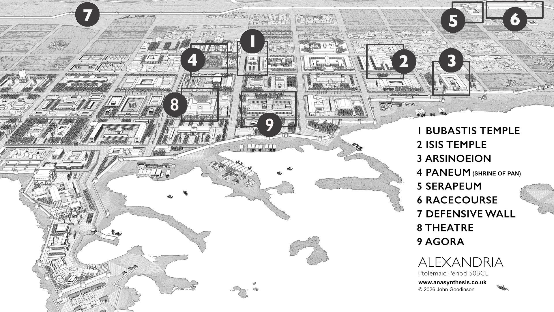 Alexandria city layout two