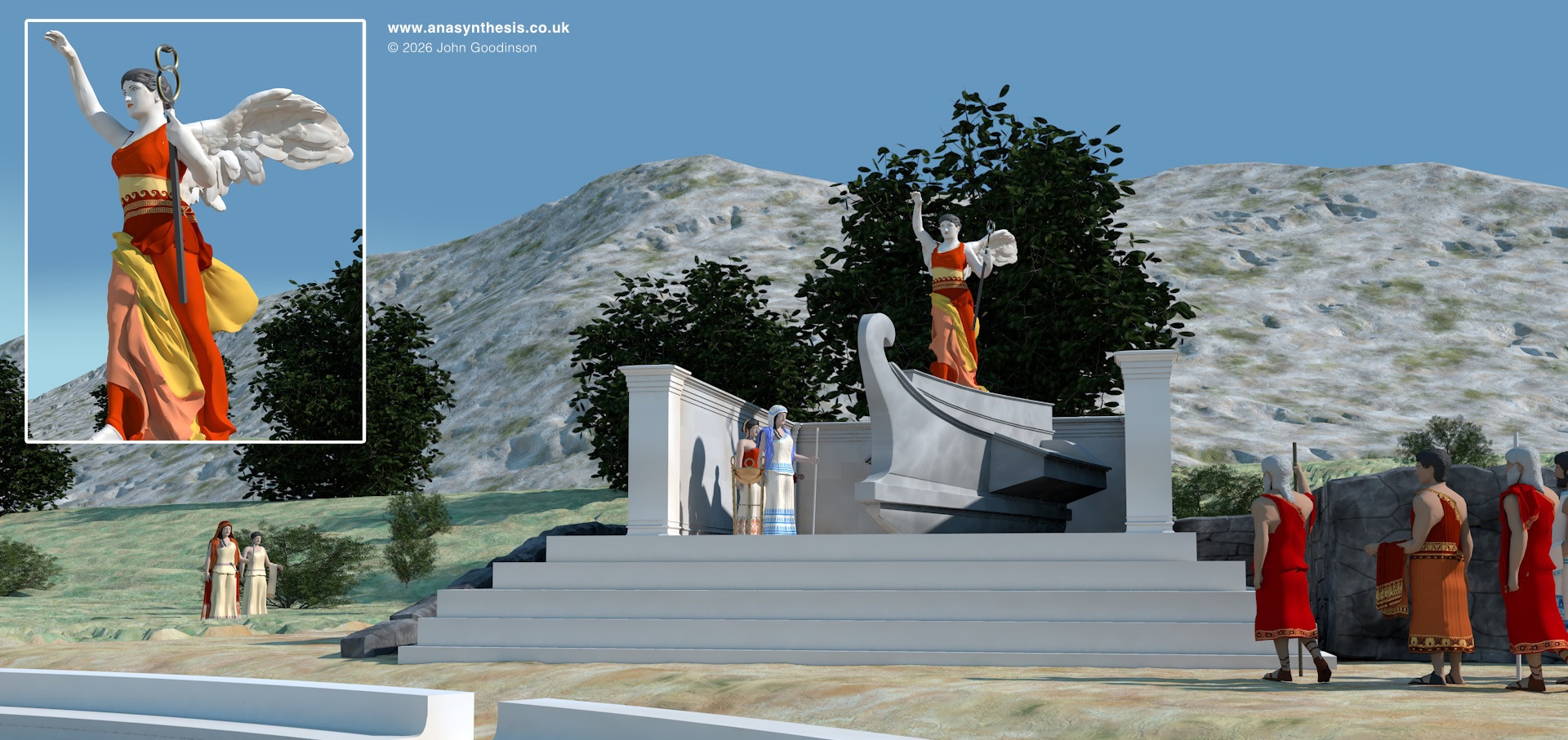 Nike of Samothrace 3D model