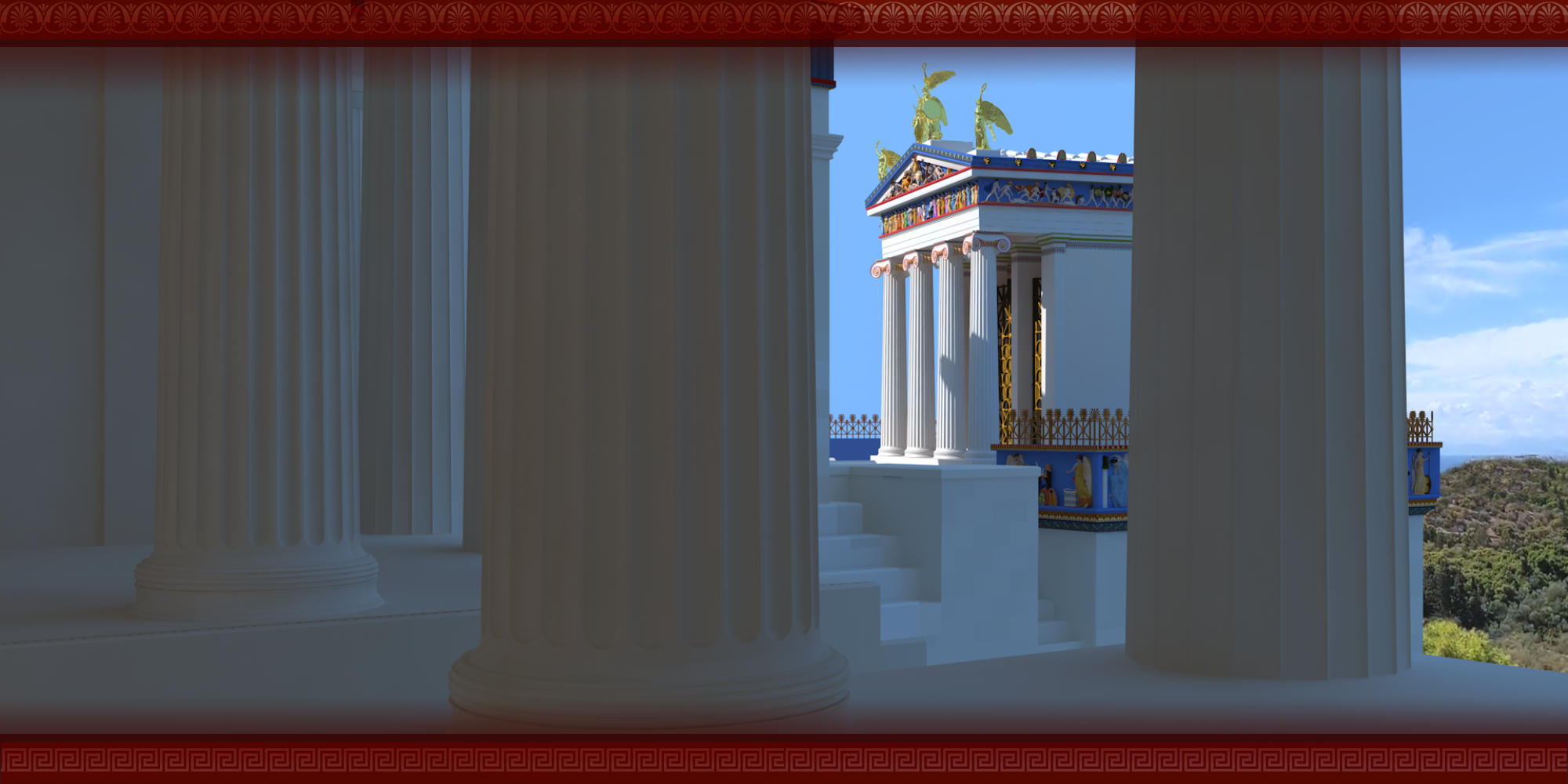 Temple of Athena Nike on the Athenian Acropolis in Athens