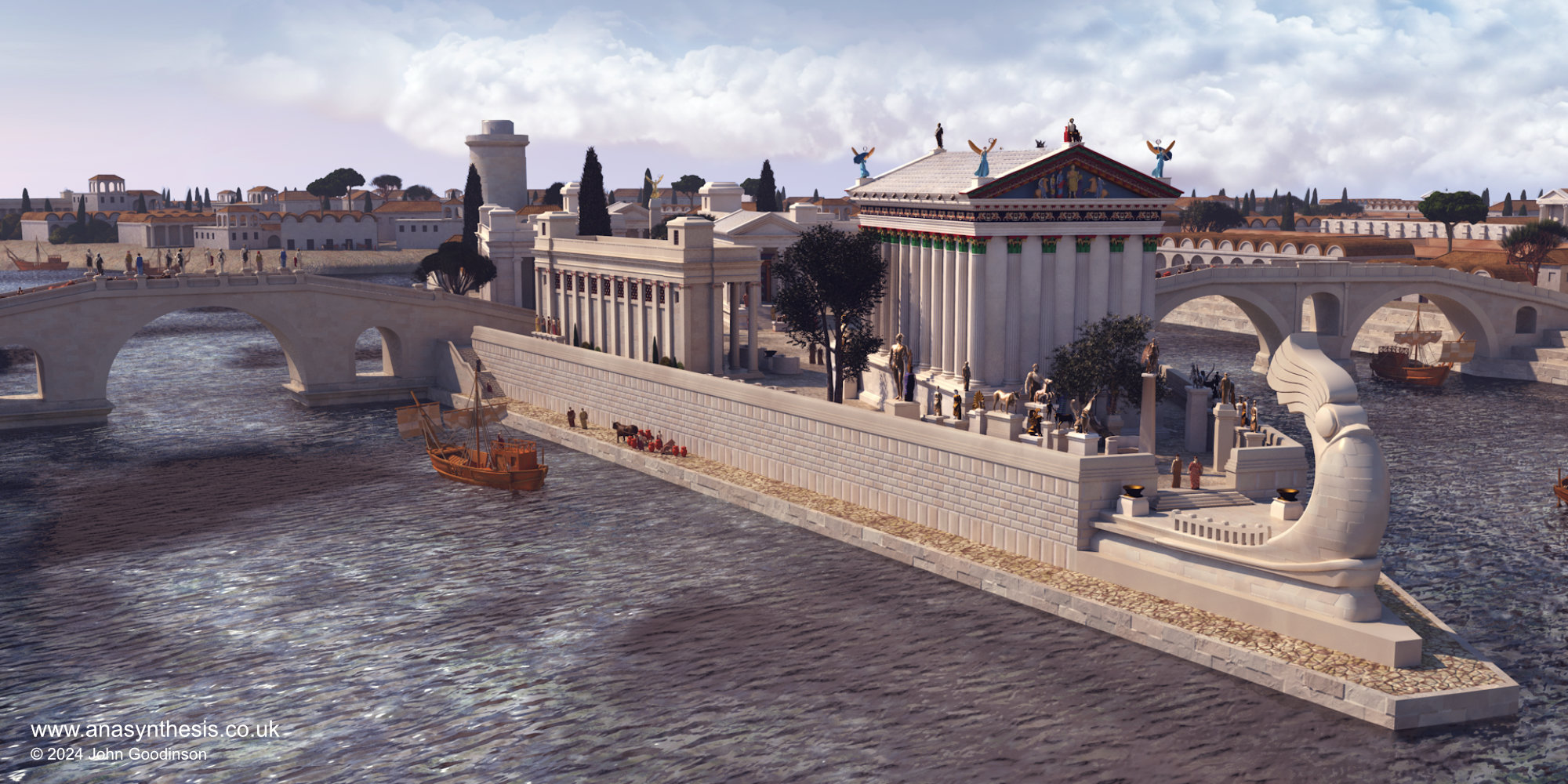 3 Rome Tiber island