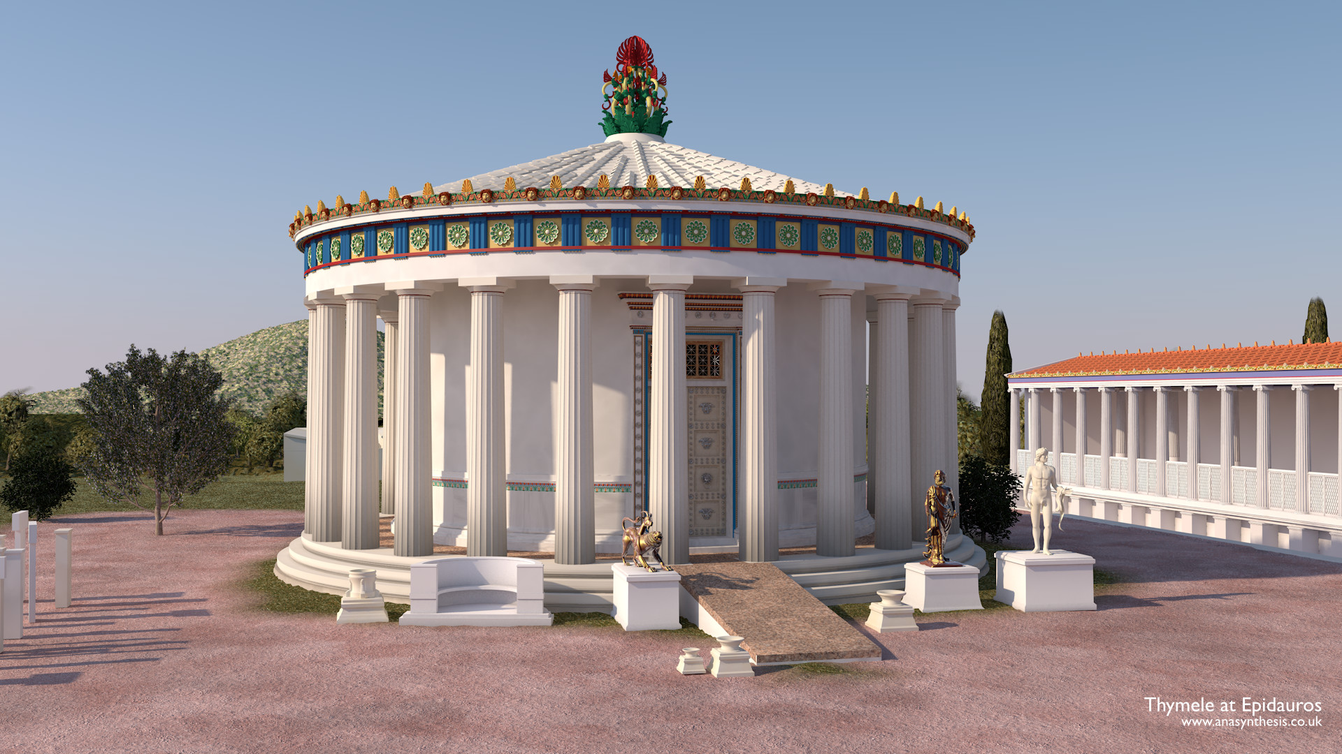 Thymele Epidauros 3D reconstruction