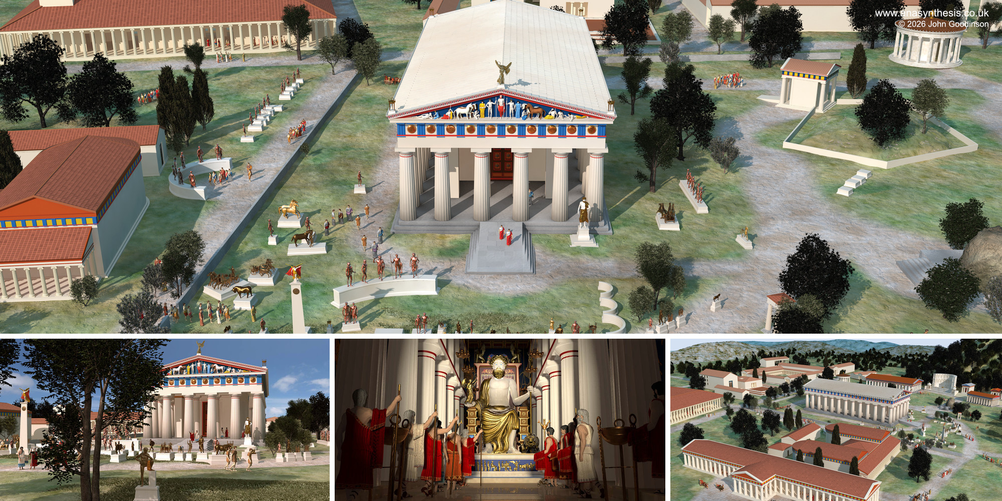 Phidias Olympia 3D reconstruction